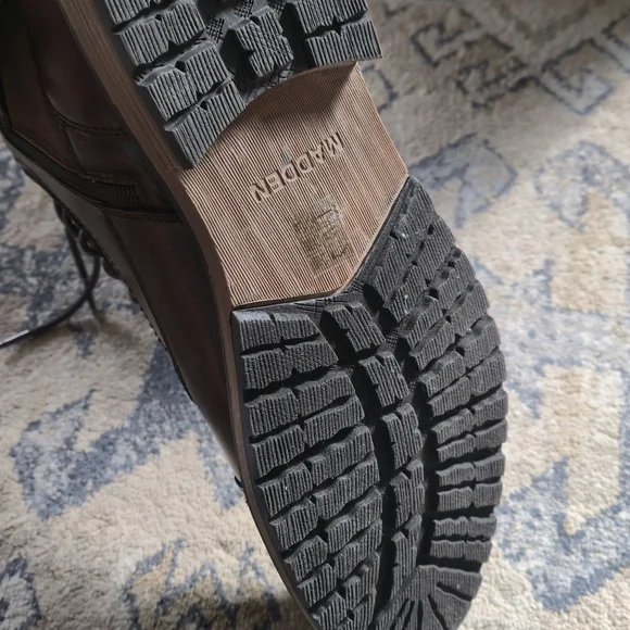 Steve Madden Dark Brown Leather Boots - Picture 5 of 6